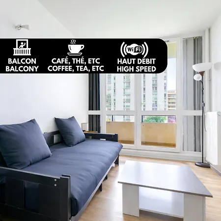 Le Petit Auber & Son Balcon, A 2 Pas De Paris * Aubervilliers